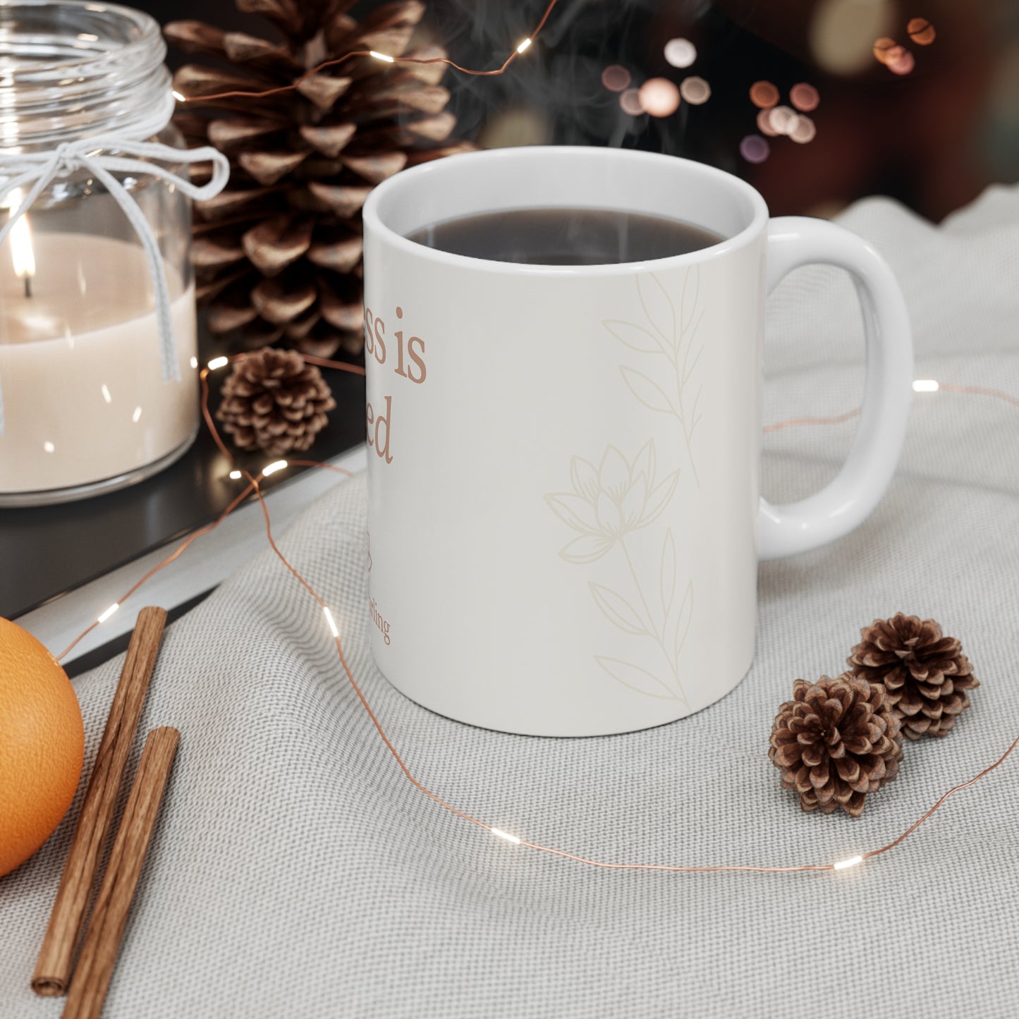 Softness is Sacred Mug | Serene Coffee Cup | Mindfulness Gift | Self-Care, Yoga Lover's Coffee Mug | Home Decor Idea