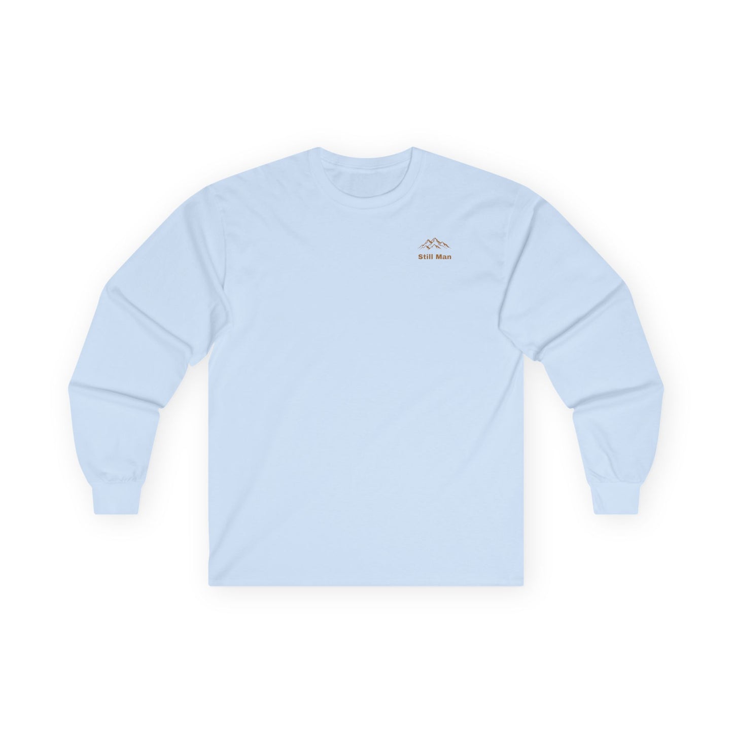 Inspirational Long Sleeve Tee - The Still Man, Unisex Cotton Tee for Outdoor Lovers, Motivational Gift, Casual Wear, Adventure Apparel