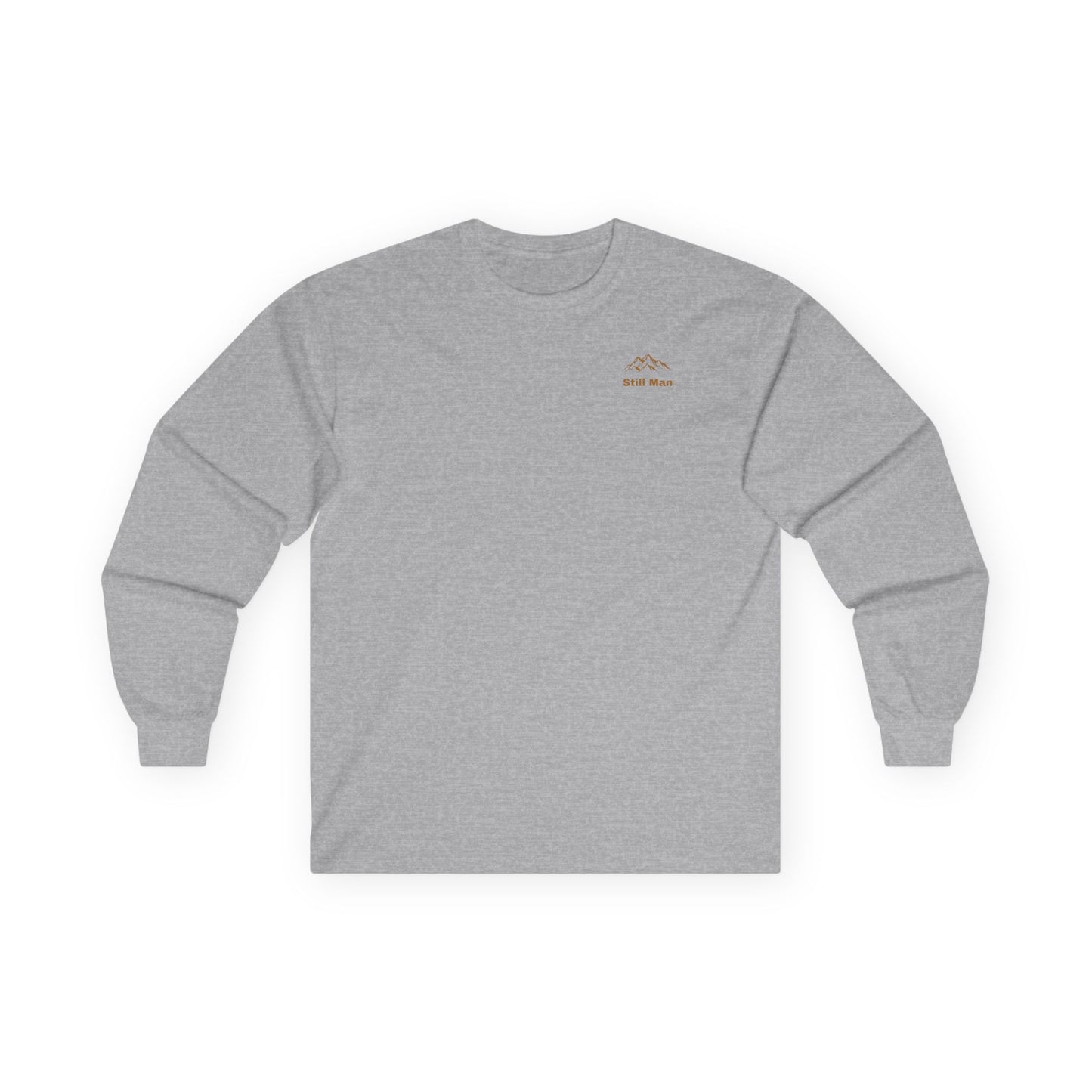 Inspirational Long Sleeve Tee - The Still Man, Unisex Cotton Tee for Outdoor Lovers, Motivational Gift, Casual Wear, Adventure Apparel