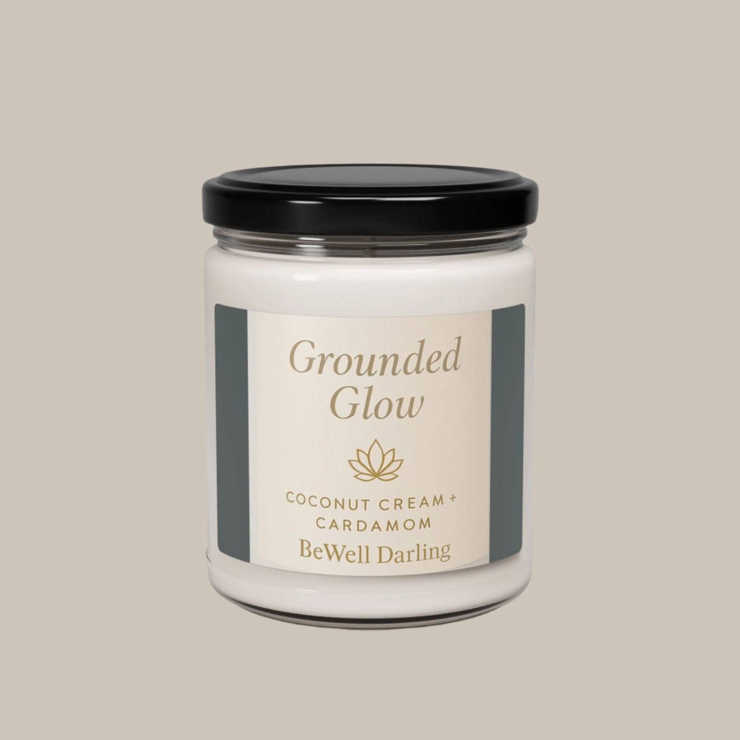 Sacred Stillness: Coconut Cream + Cardamom Scented Candle, 9oz