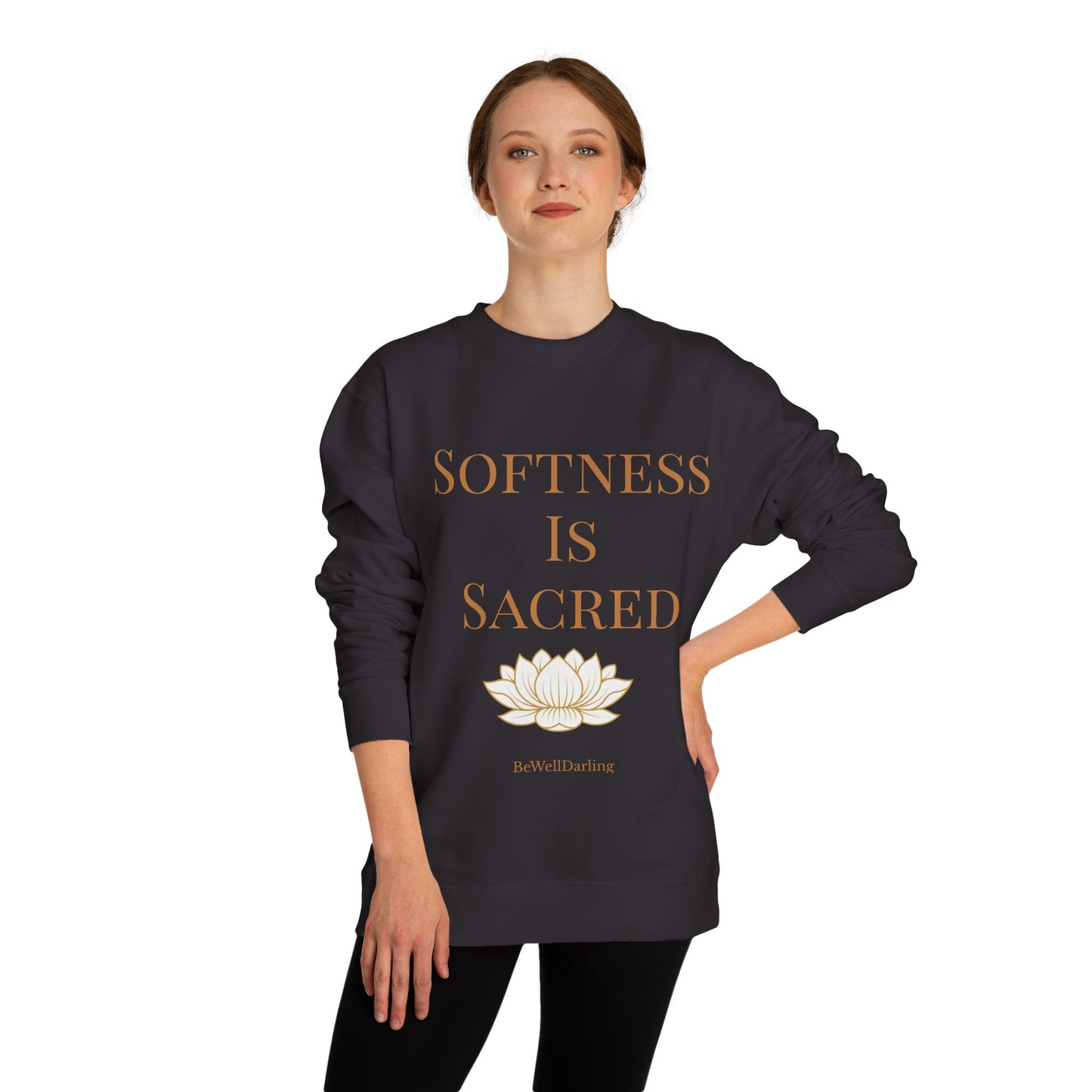 Copy of Softness is Sacred Sweatshirt-BeWell darling Sweatshirt
