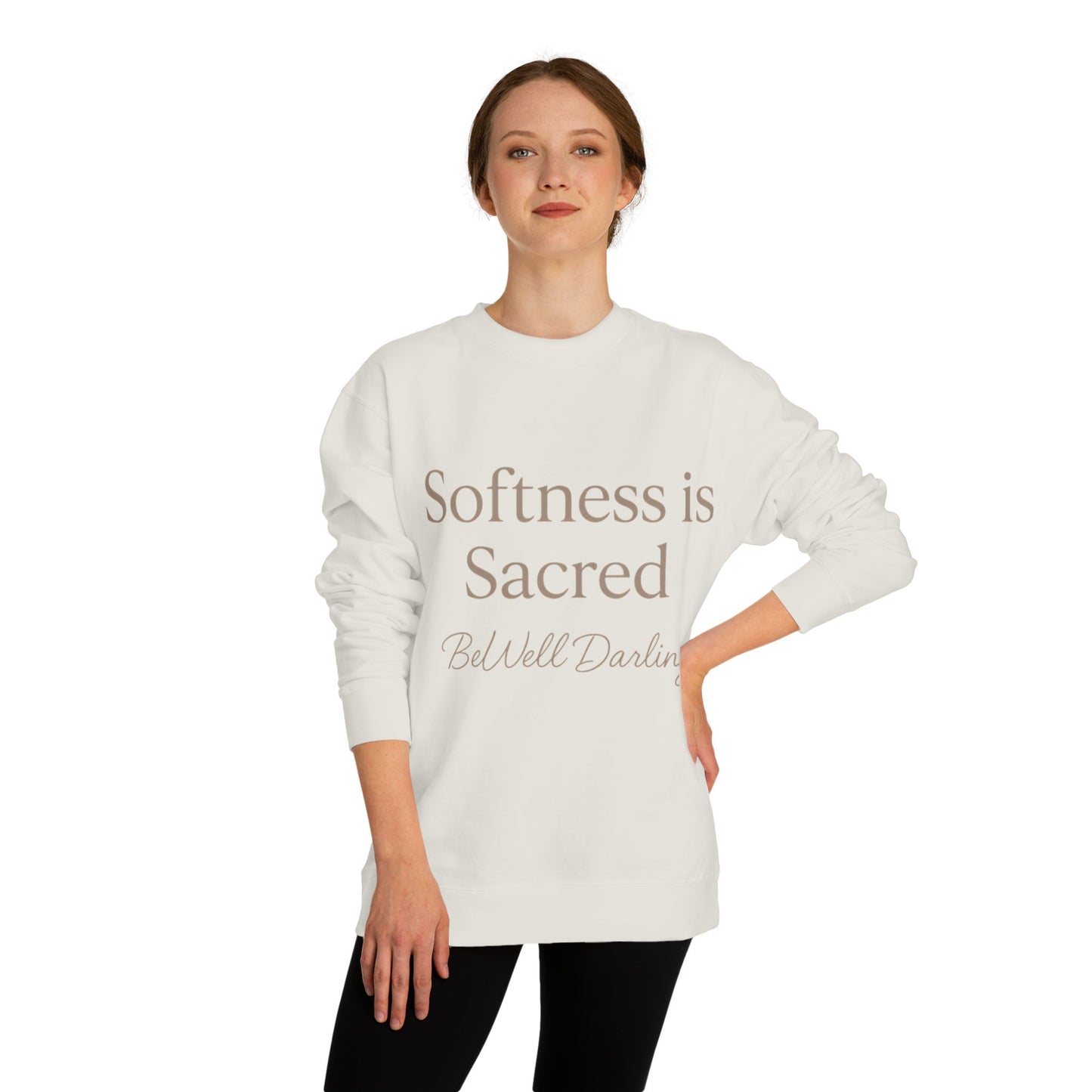 Softness is Sacred Sweatshirt-BeWell Darling