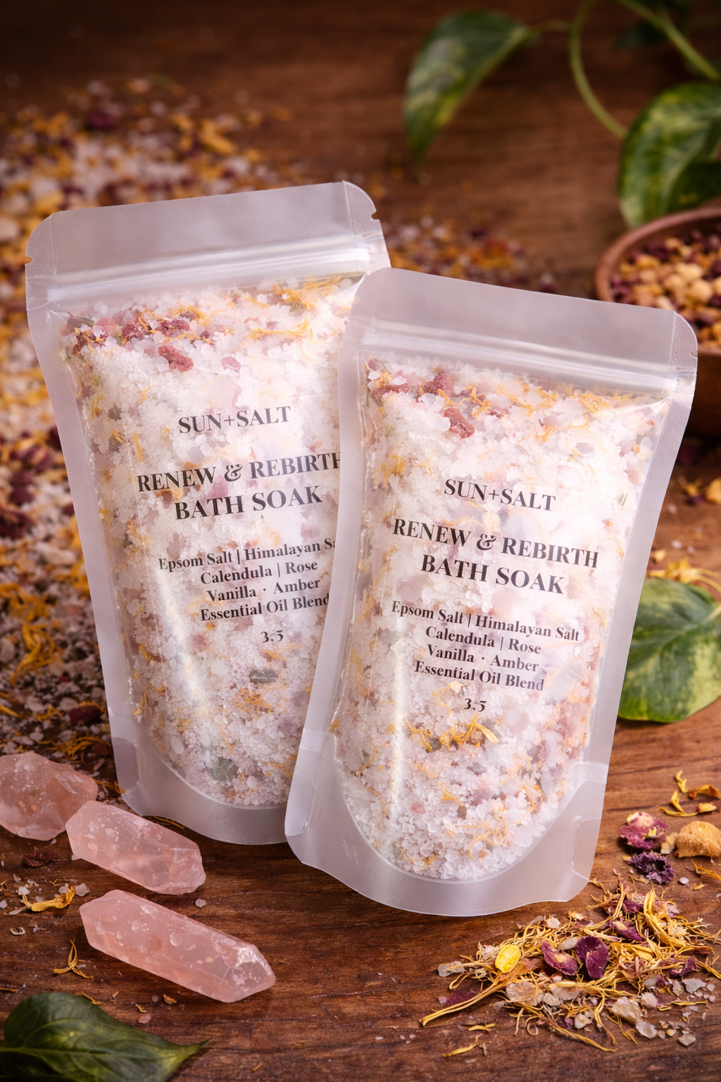 Calendula Sun Petal Soak | Botanical Bath Salts