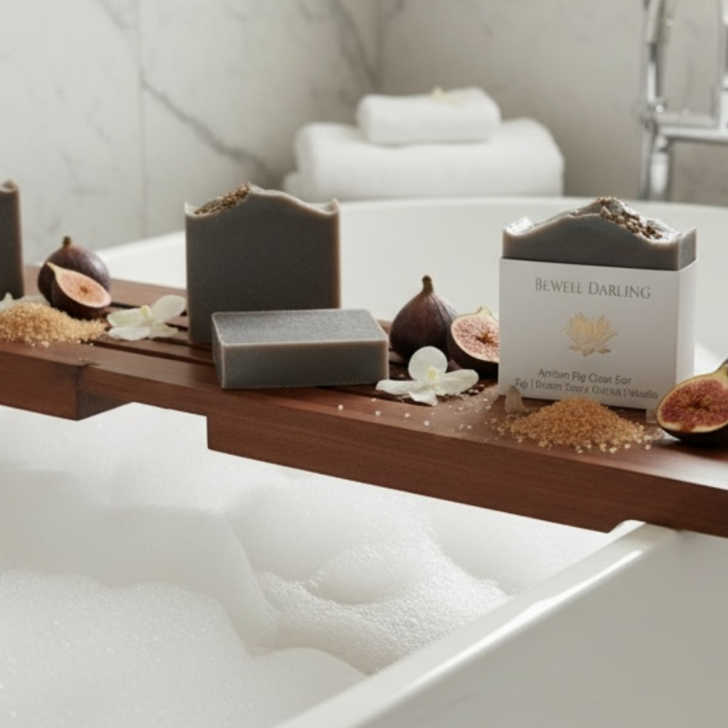 Amber Fig Glow Bar |Hand Made Artisan Soap