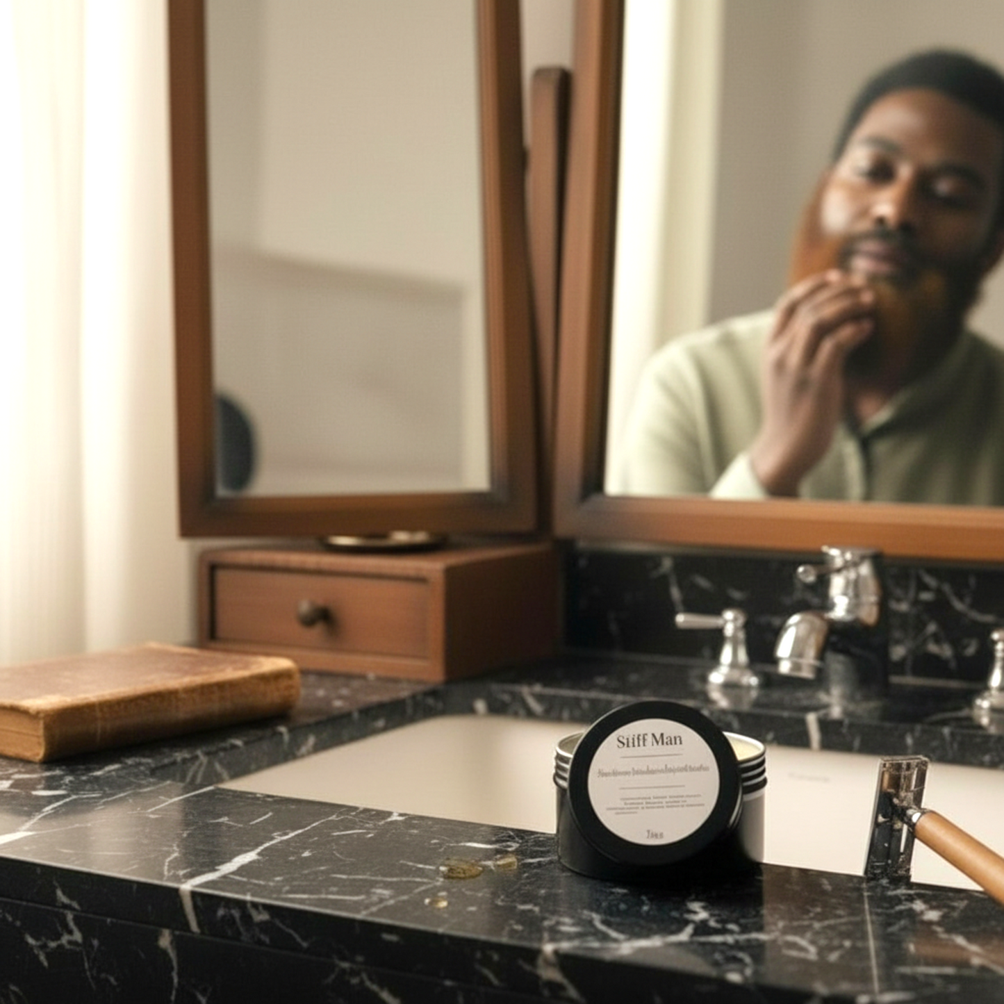 Still Man Smokey Leather Beard Balm