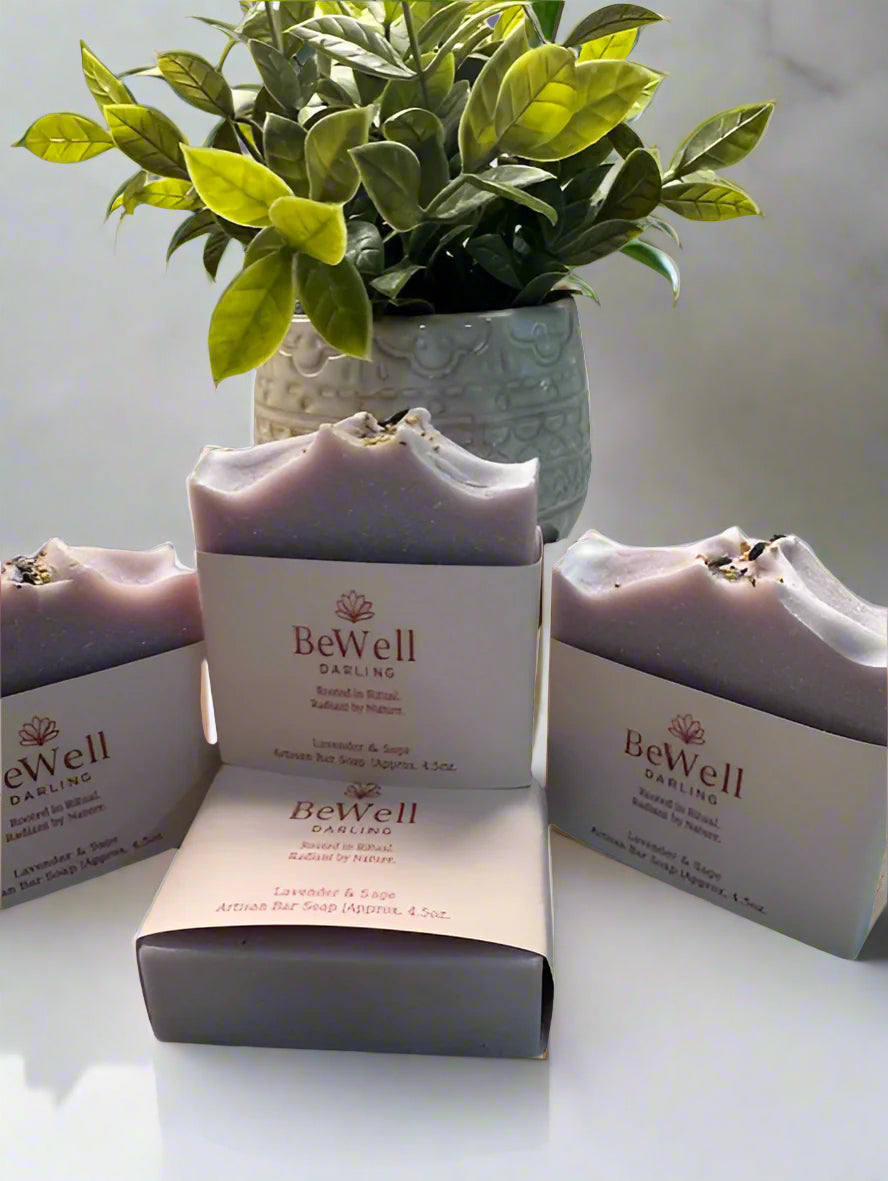 Lavender and Sage - Handcrafted Artisan Soap Bar