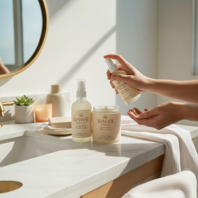 BeWell Spa Light – Lavender Sanctuary Ritual Box | BeWell Darling