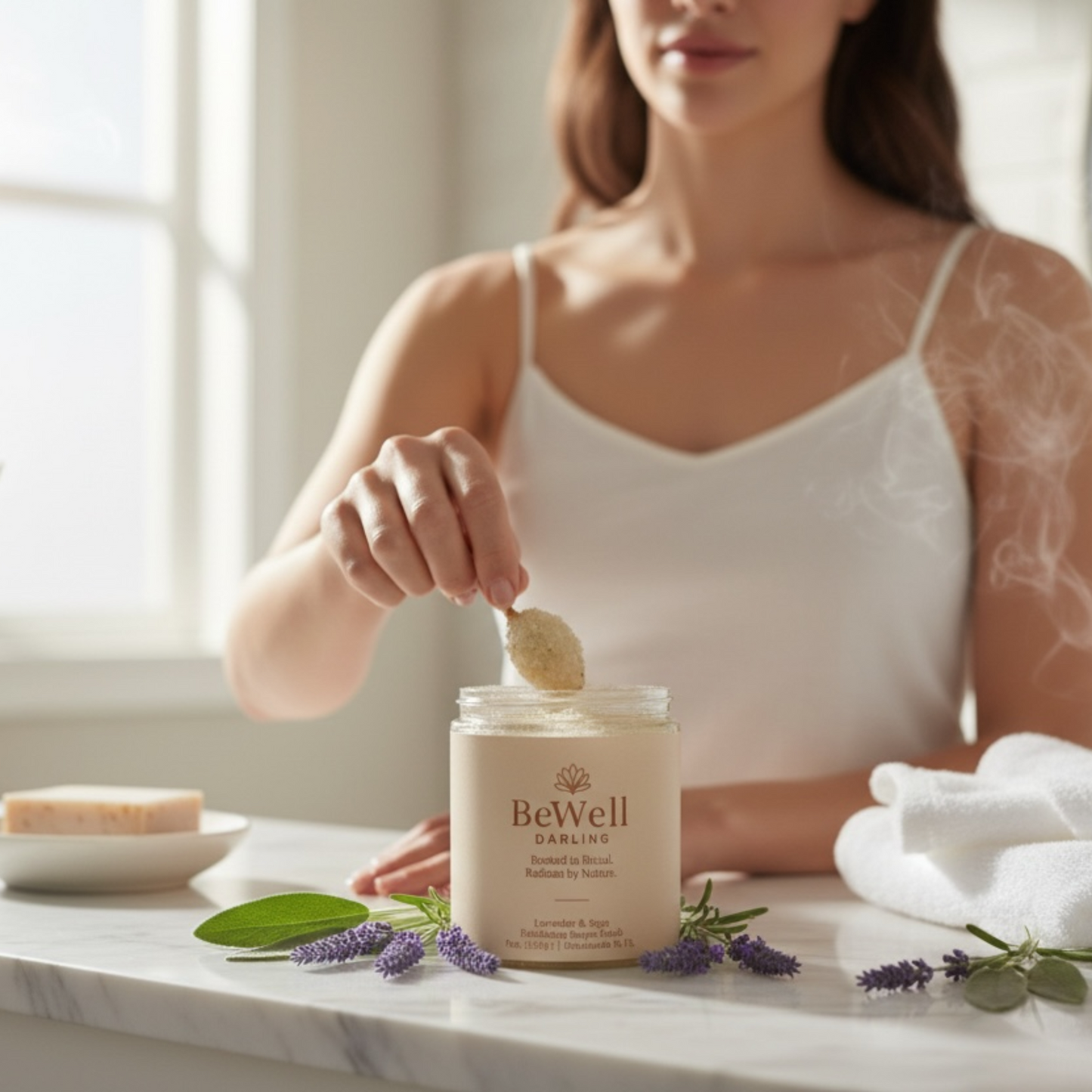 Lavender & Sage - Healthy Skin Exfoliating Sugar Scrub