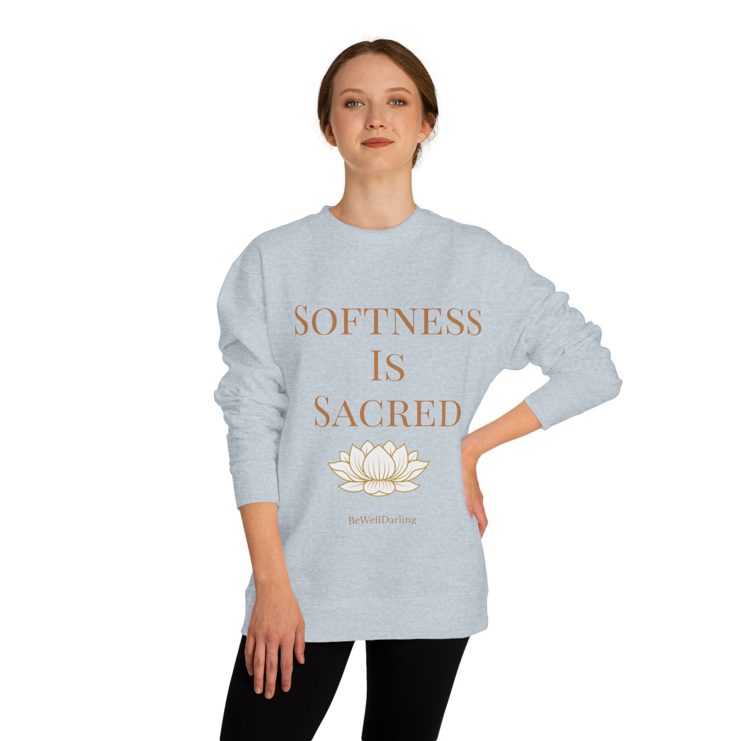 Copy of Softness is Sacred Sweatshirt-BeWell darling Sweatshirt
