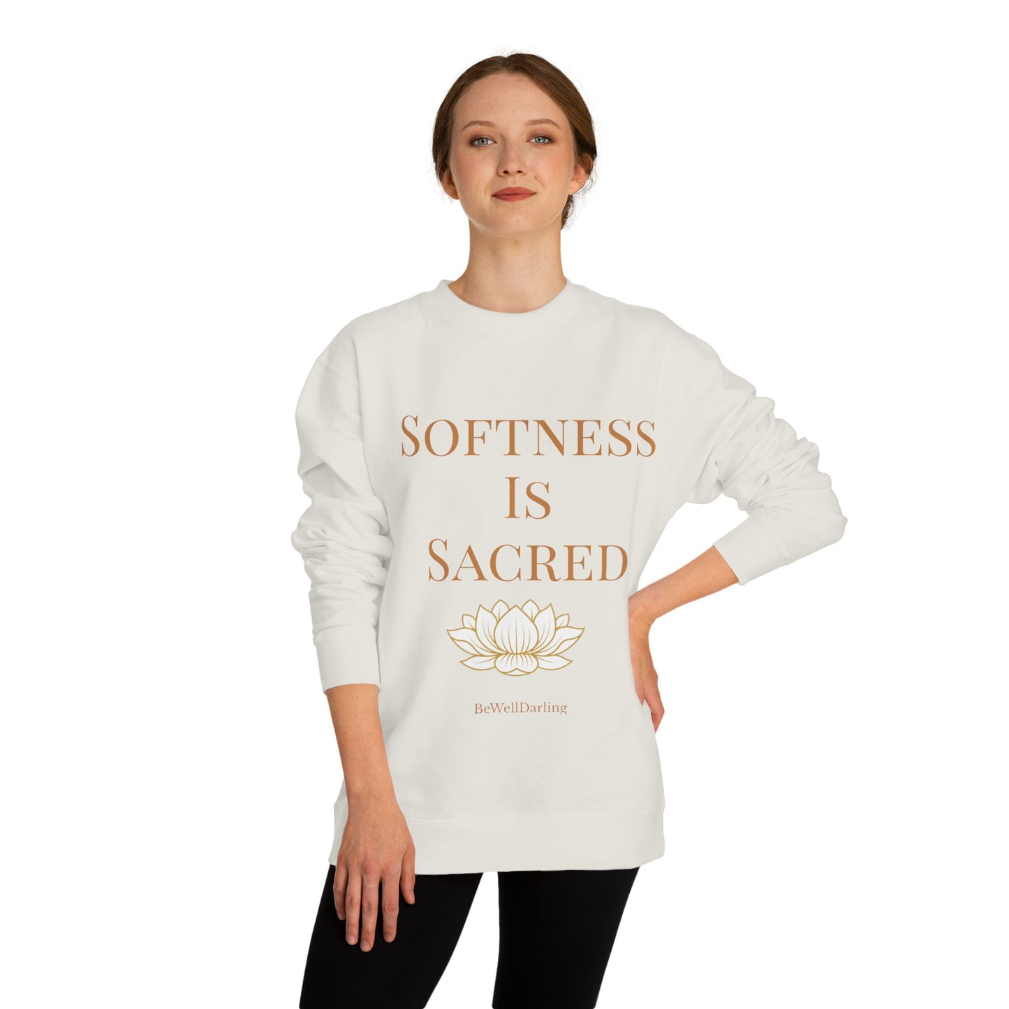 Copy of Softness is Sacred Sweatshirt-BeWell darling Sweatshirt