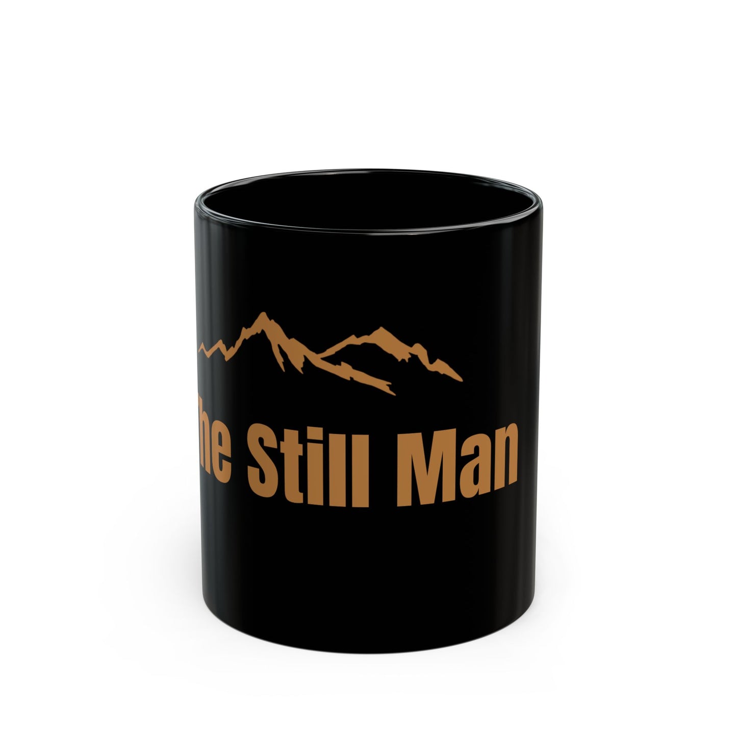 The Still Man Black Mug (11oz,)