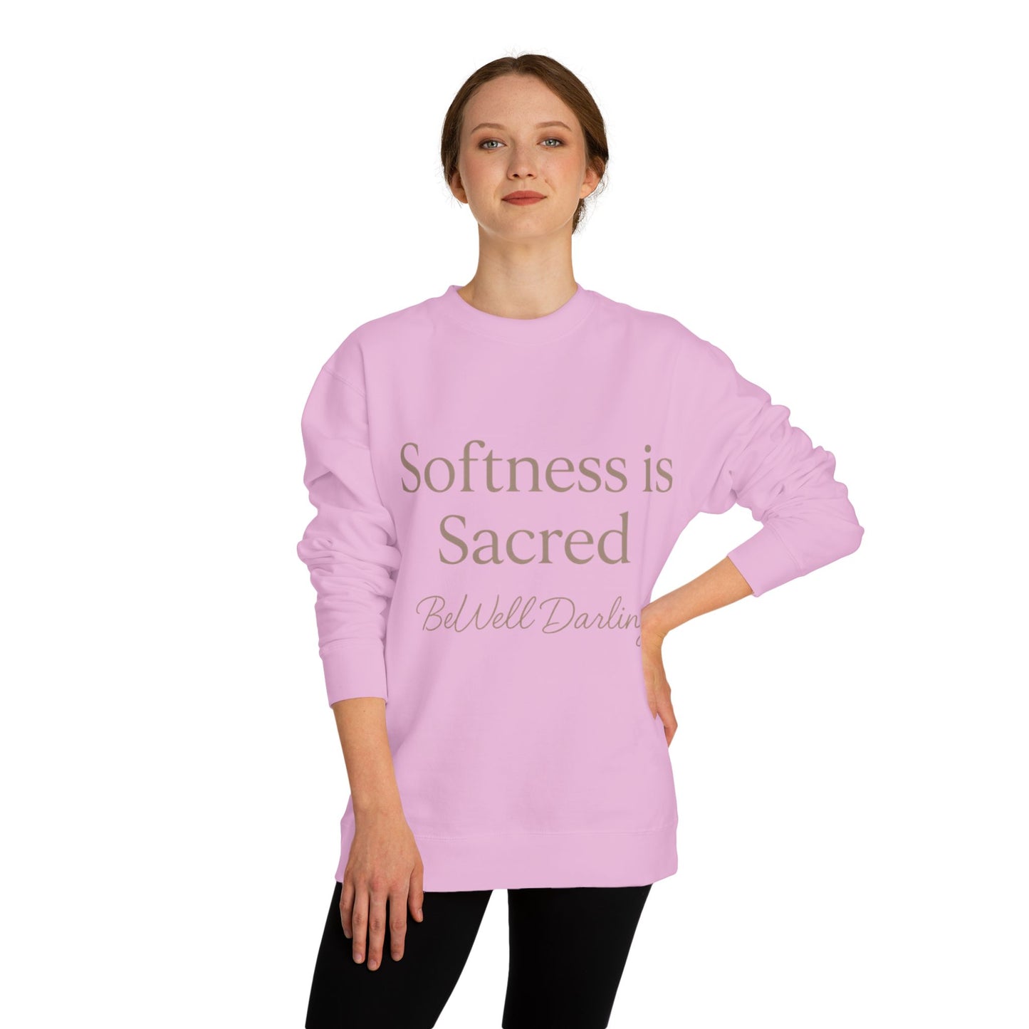 Softness is Sacred Sweatshirt-BeWell Darling
