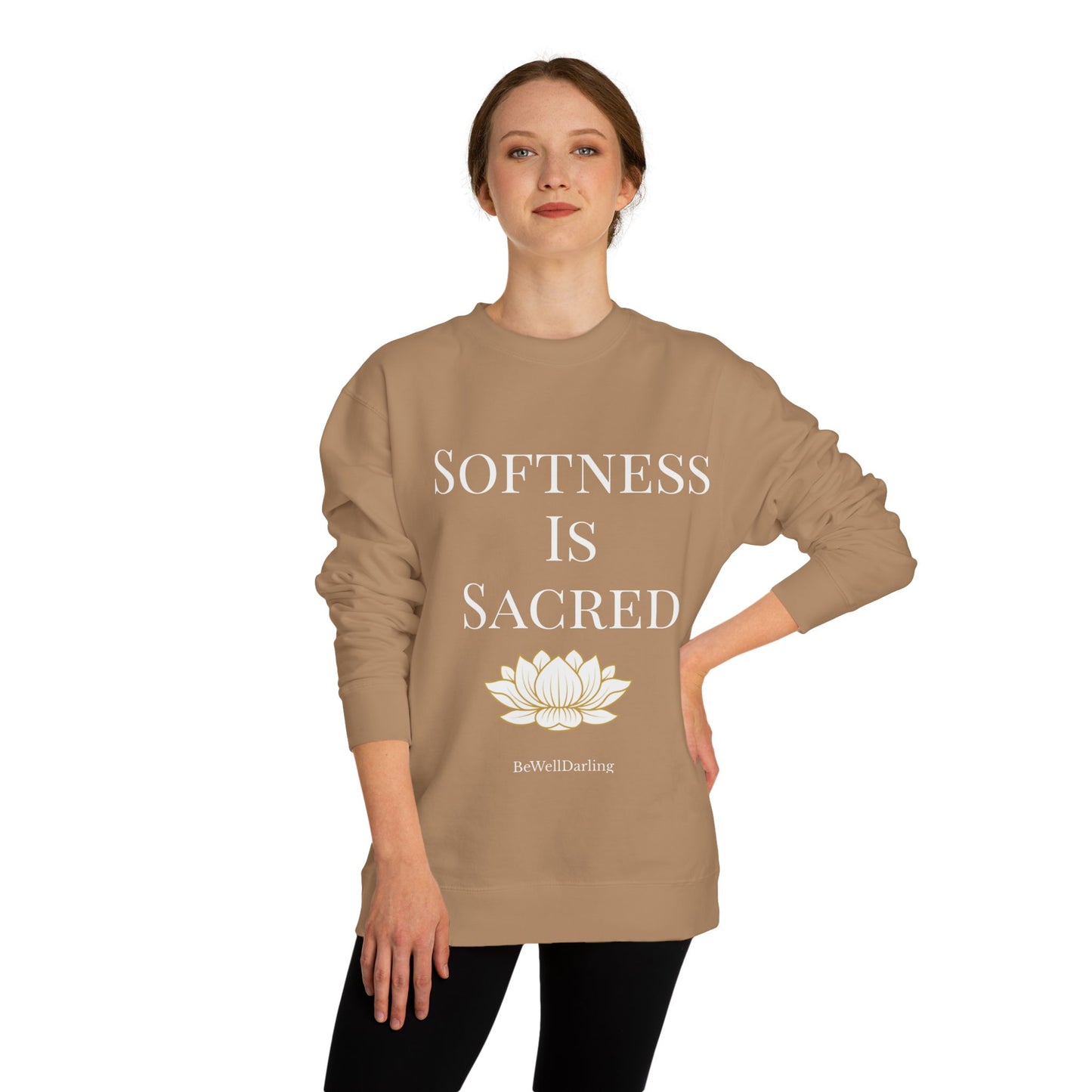 Softness is Sacred Sweatshirt- Mocha Edition