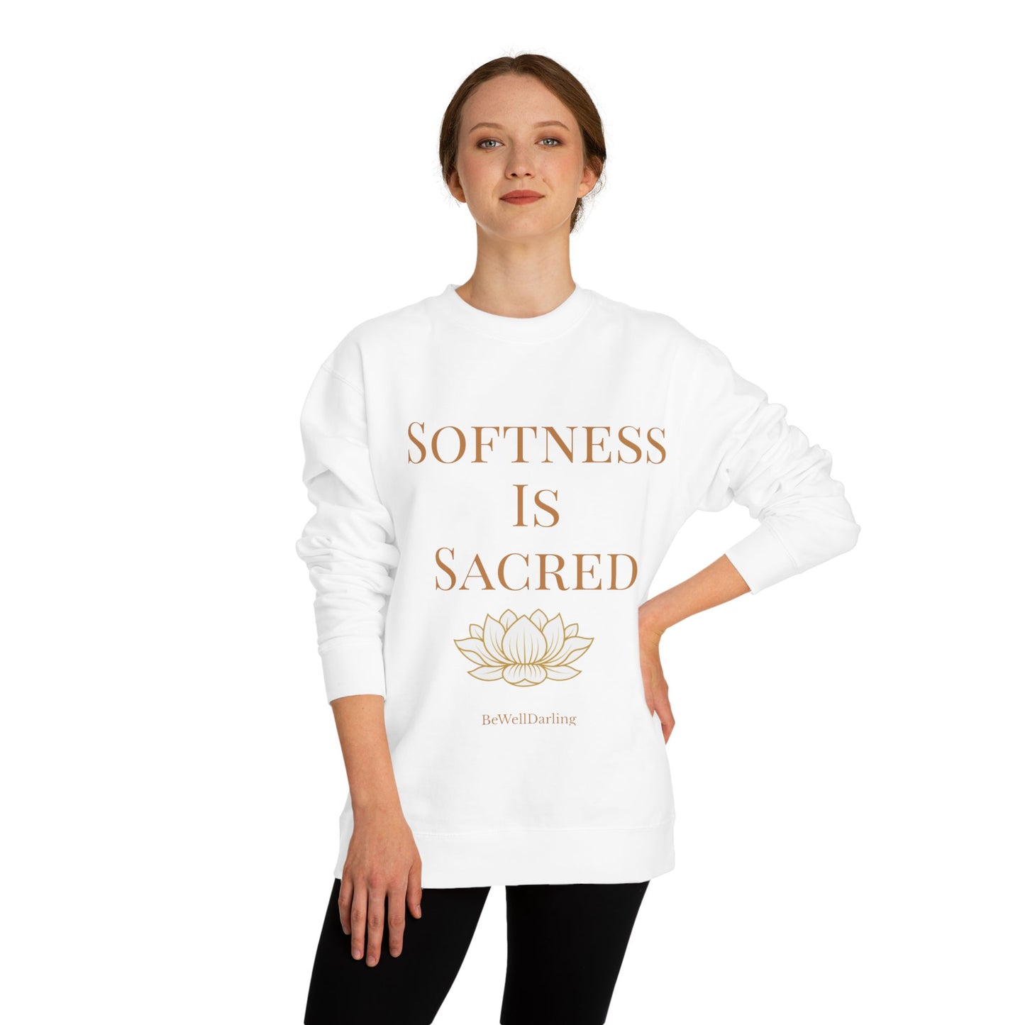 Copy of Softness is Sacred Sweatshirt-BeWell darling Sweatshirt
