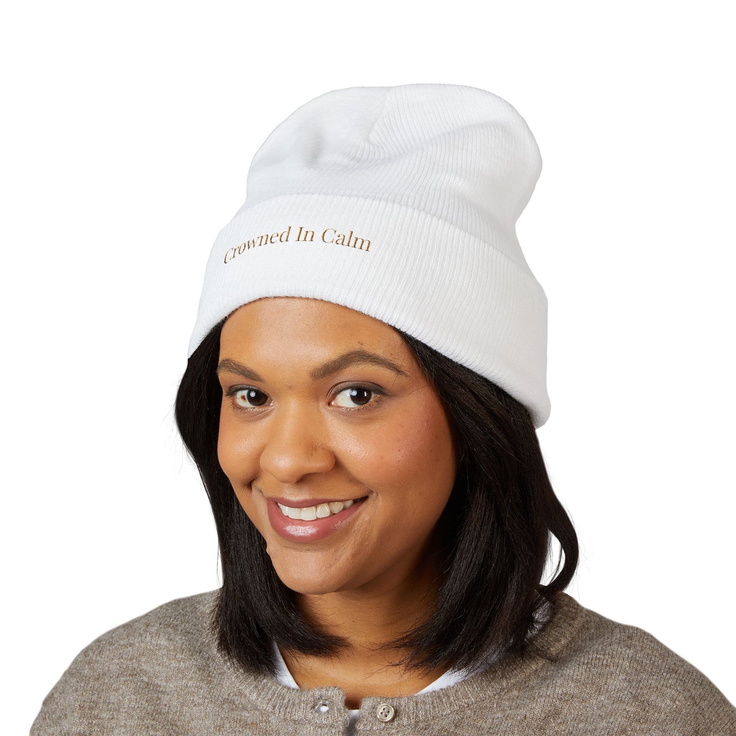 Crowned in Calm Beanie