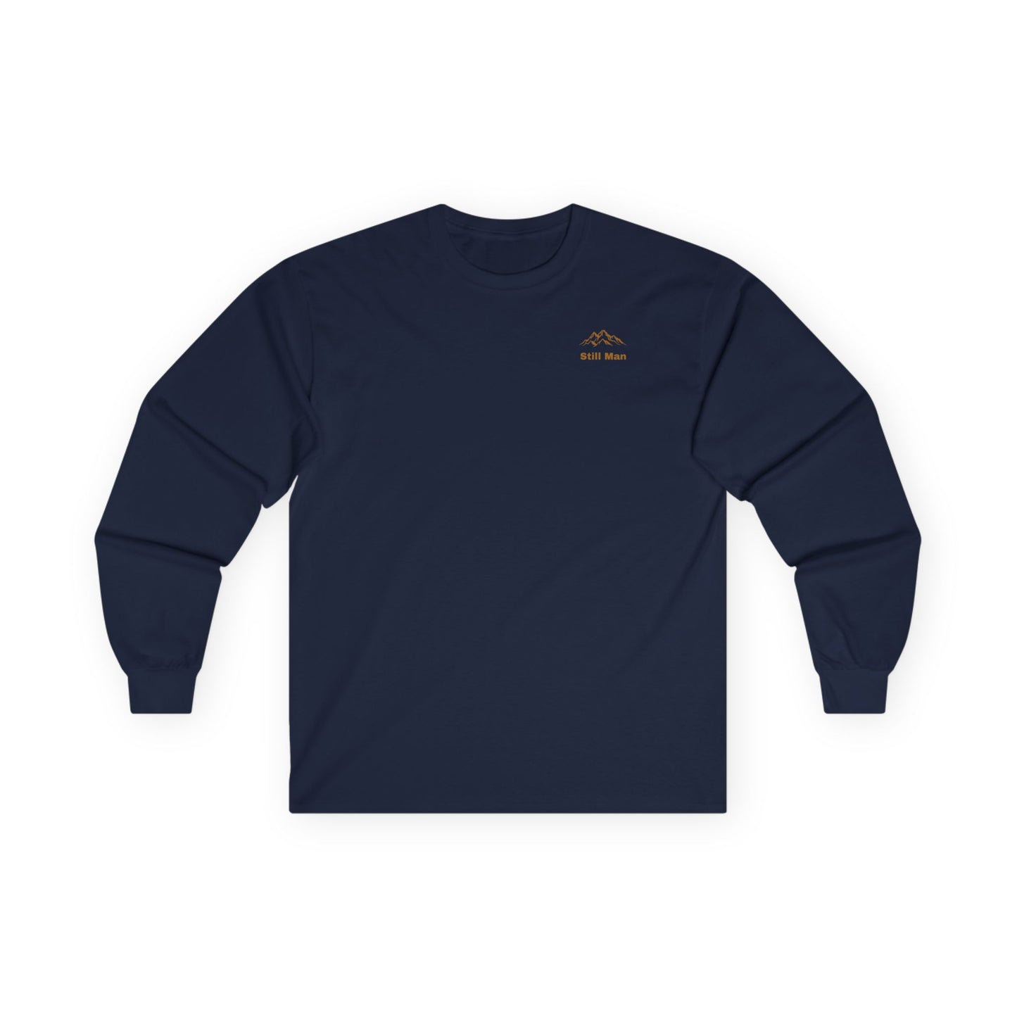 Inspirational Long Sleeve Tee - The Still Man, Unisex Cotton Tee for Outdoor Lovers, Motivational Gift, Casual Wear, Adventure Apparel