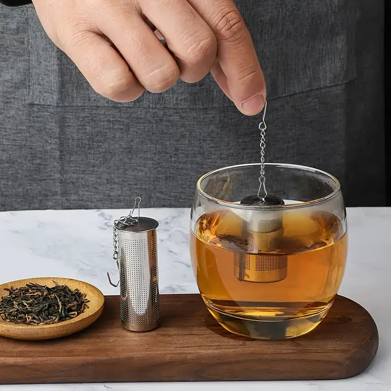 Stainless Steel Tea Infuser with Fine Mesh for Loose Leaf Te: Small Size