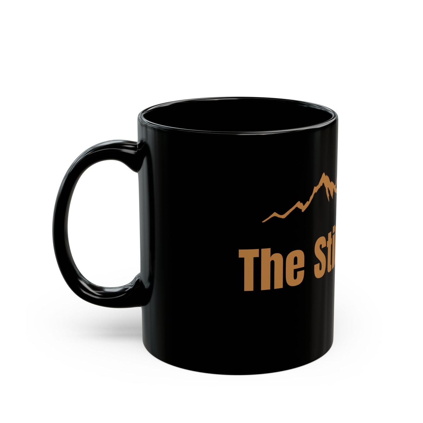 The Still Man Black Mug (11oz,)
