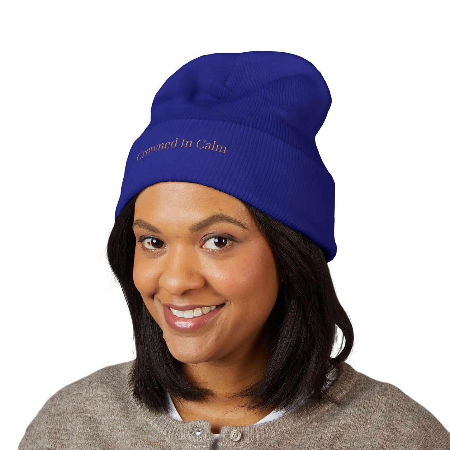 Crowned in Calm Beanie