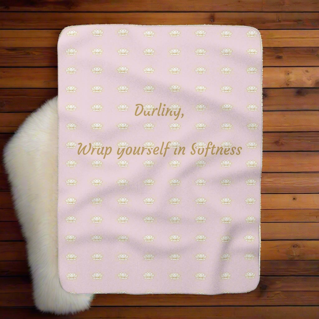 BeWell Cozy Ritual Blanket- Blush Edition