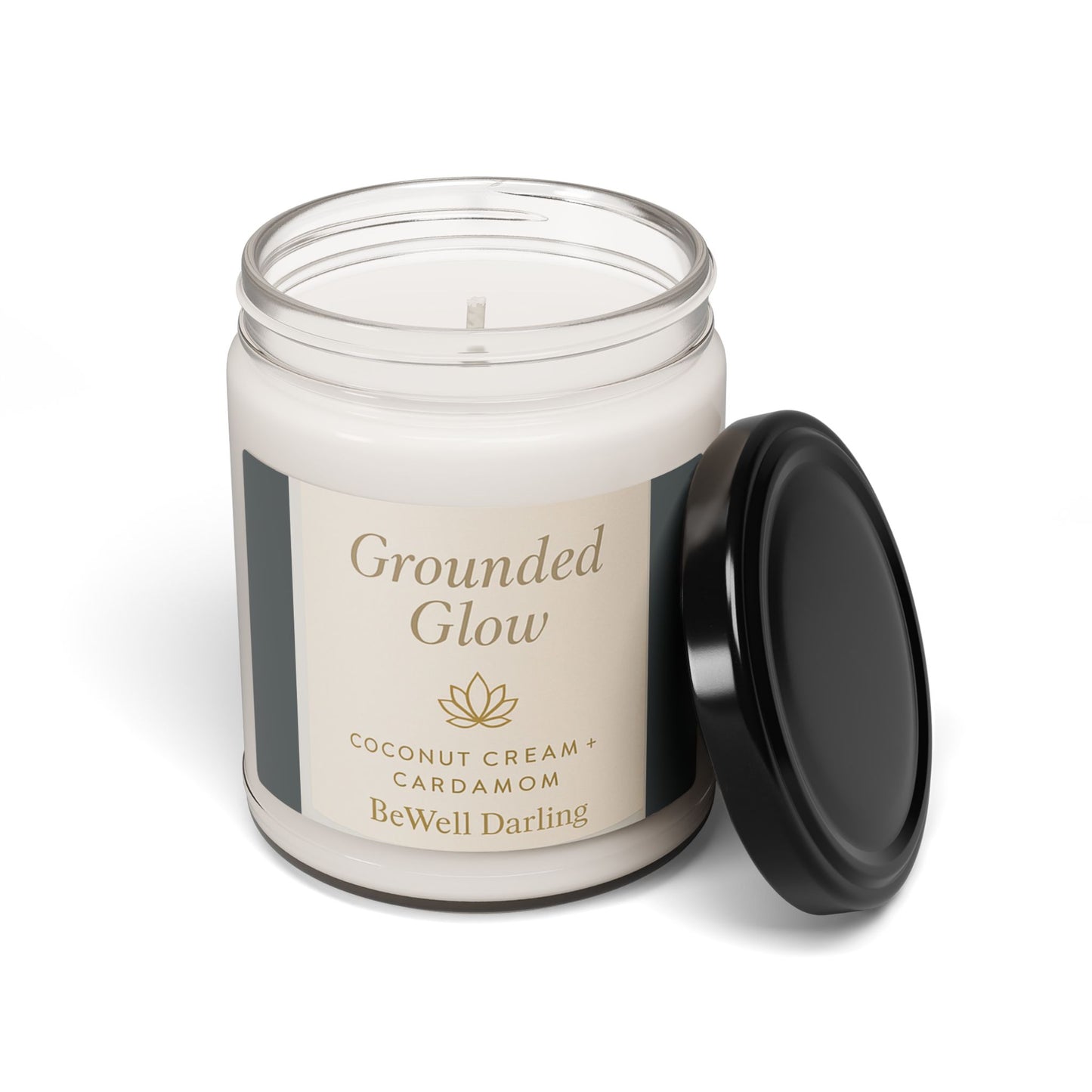 Sacred Stillness: Coconut Cream + Cardamom Scented Candle, 9oz
