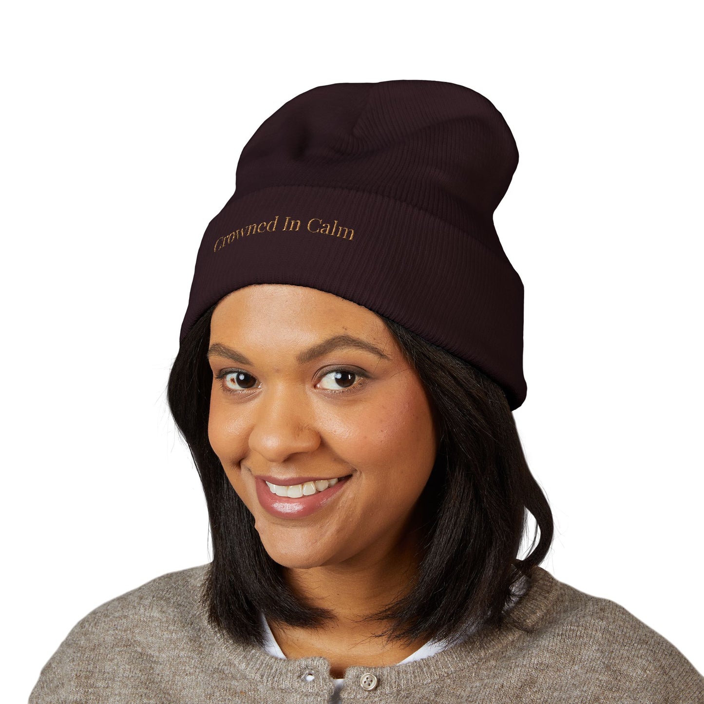 Crowned in Calm Beanie