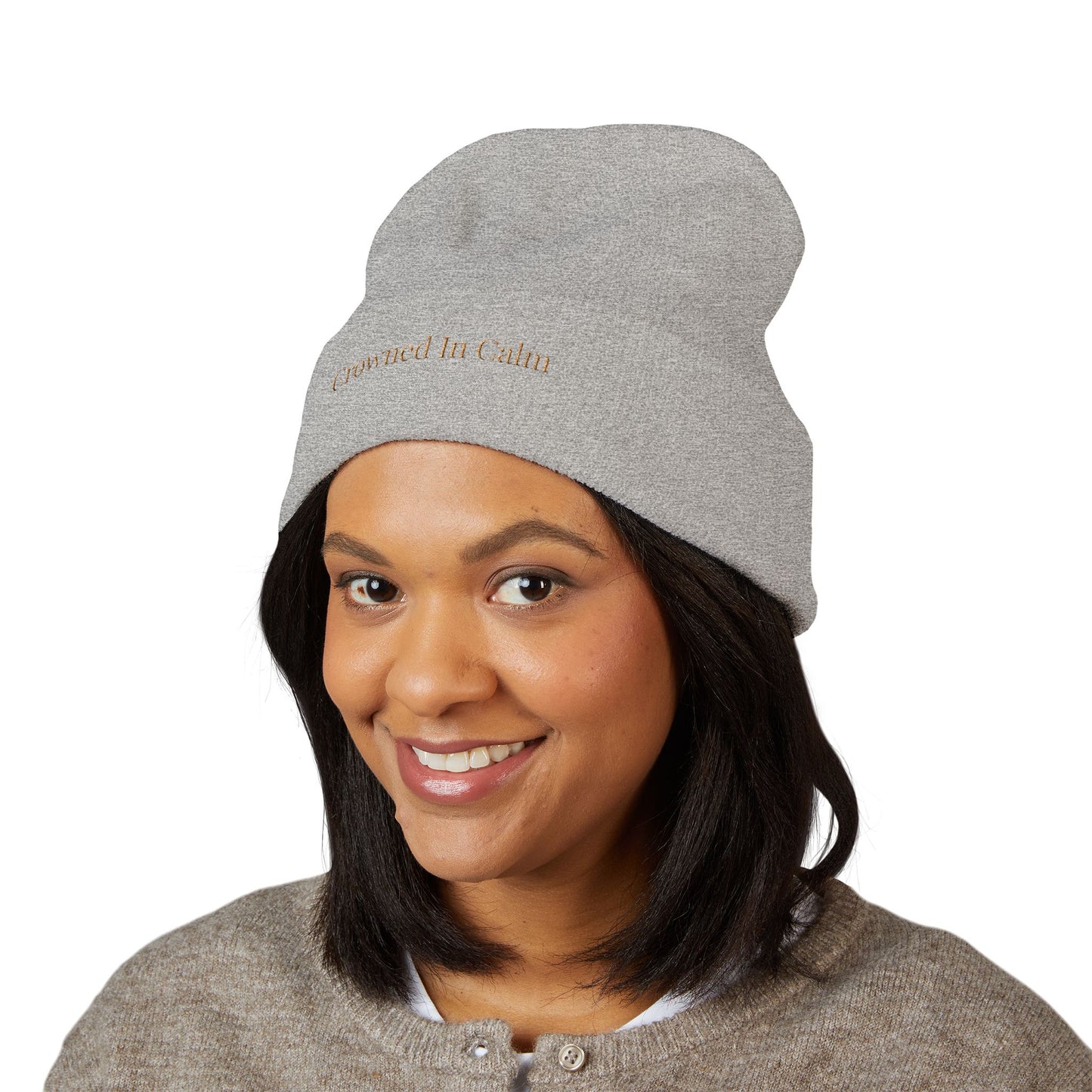 Crowned in Calm Beanie