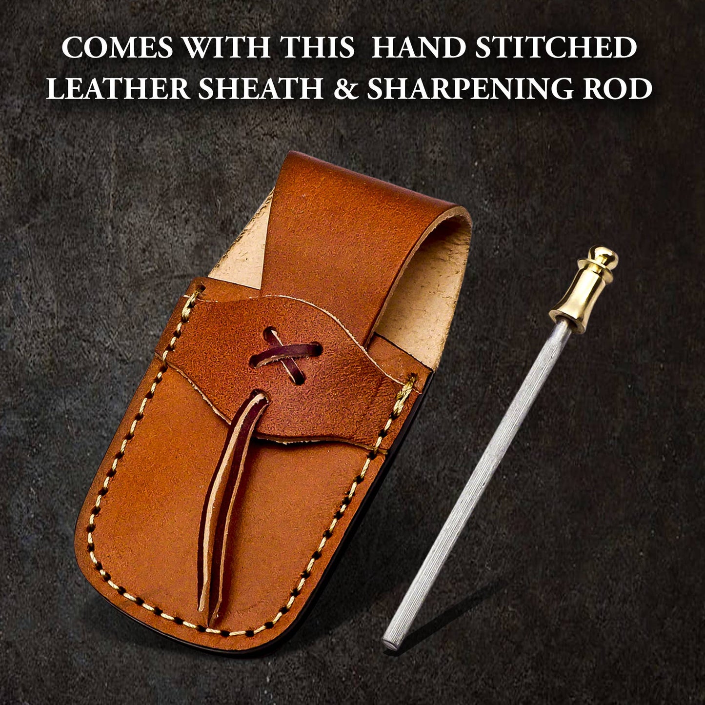 Damascus Steel Folding Knife