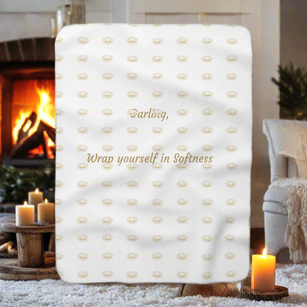 BeWell Cozy Ritual Blanket- Ivory Luxe Edition
