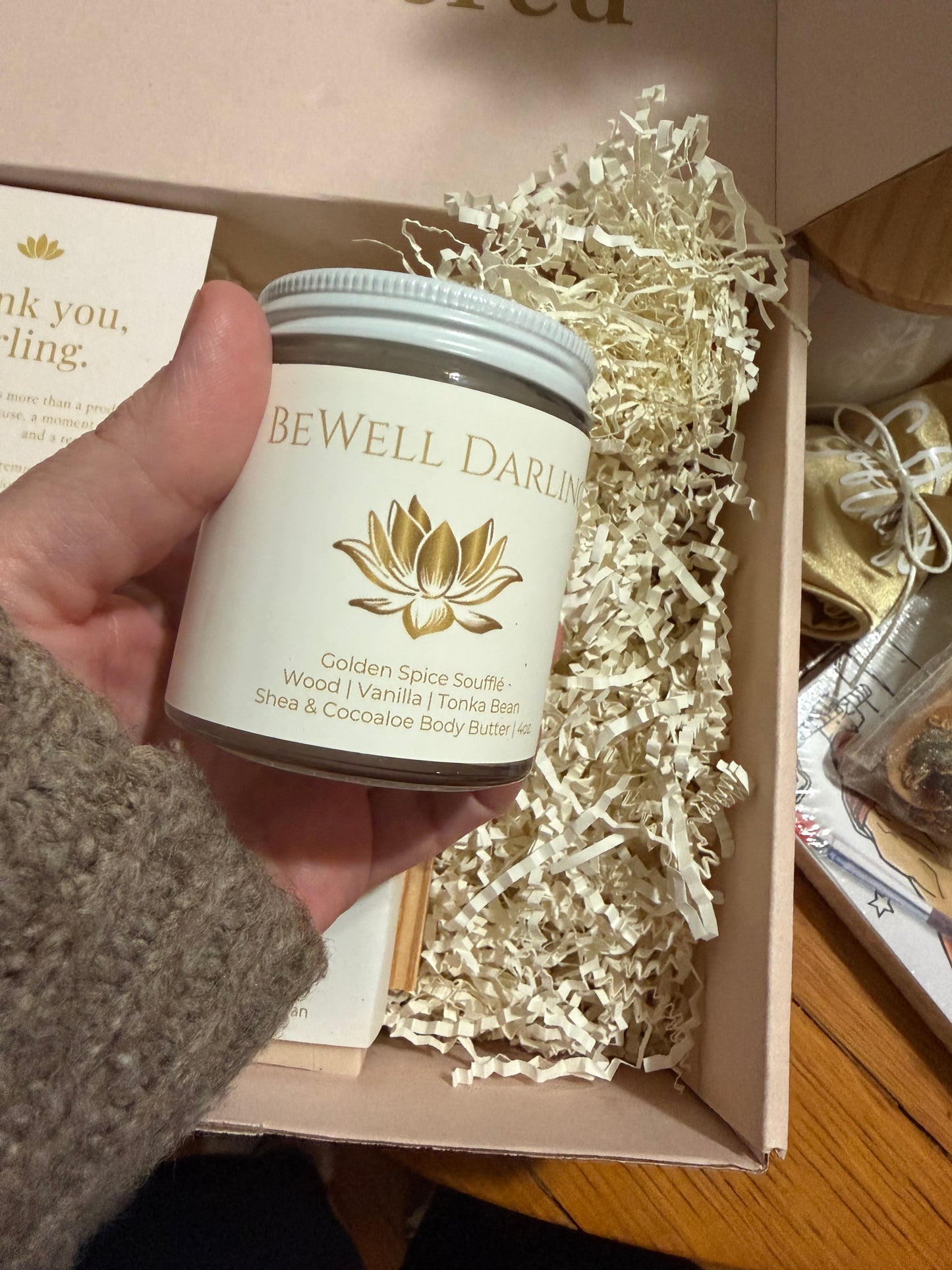 Golden Glow Sanctuary Box – Grounding Self-Care Ritual | BeWell Darling