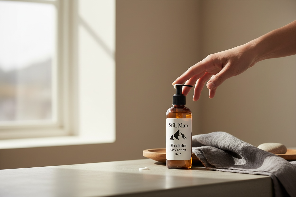 Still Man -Black Timber Body Lotion