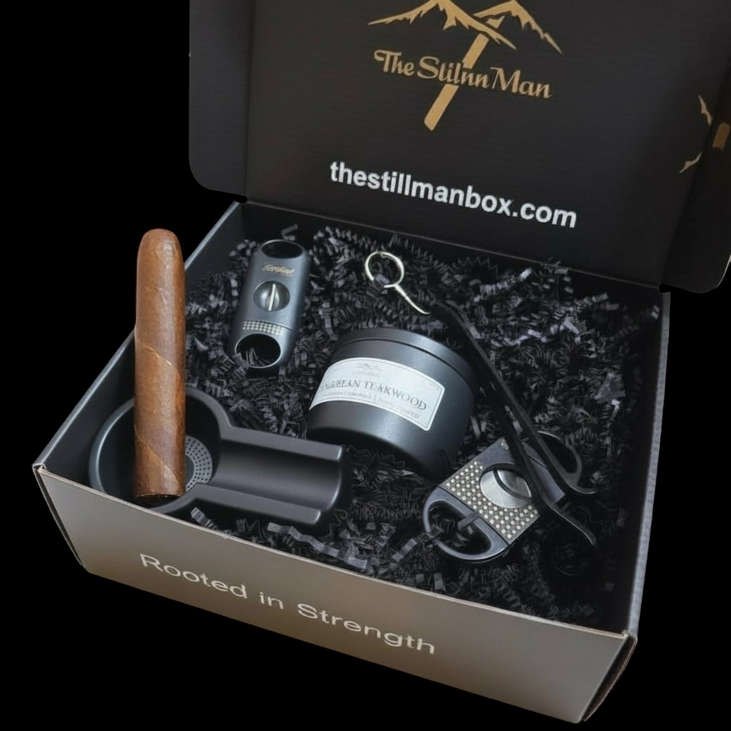Still Man Smoke + Flame – Bold Men’s Gift Box | BeWell Darling