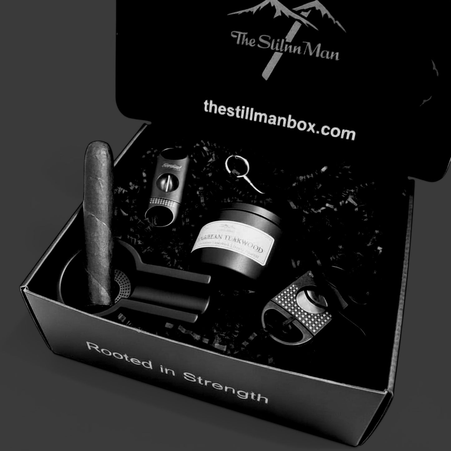 Still Man Smoke + Flame – Bold Men’s Gift Box | BeWell Darling