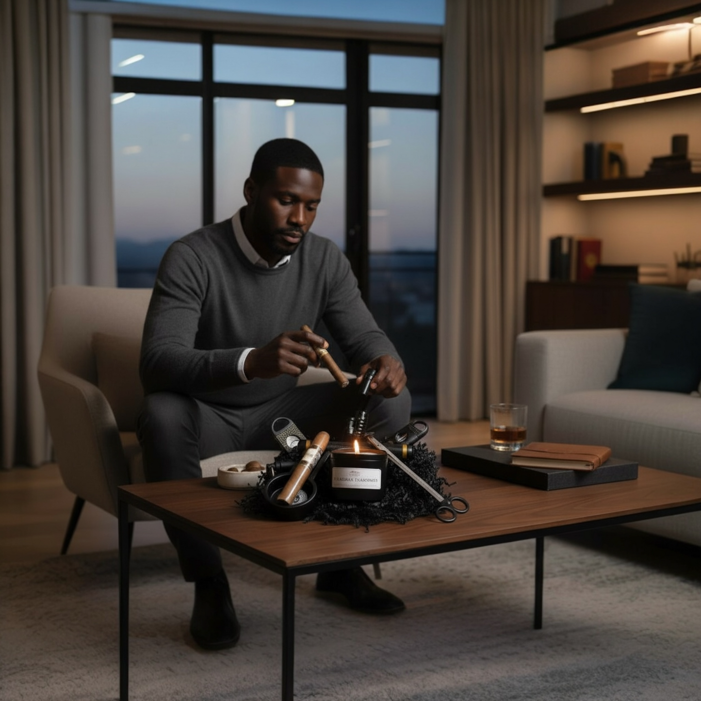 Still Man Smoke + Flame – Bold Men’s Gift Box | BeWell Darling