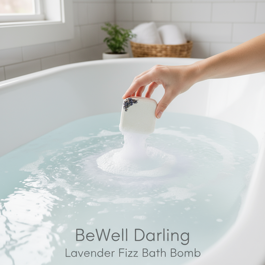 Lavender Fizz Bath Bomb