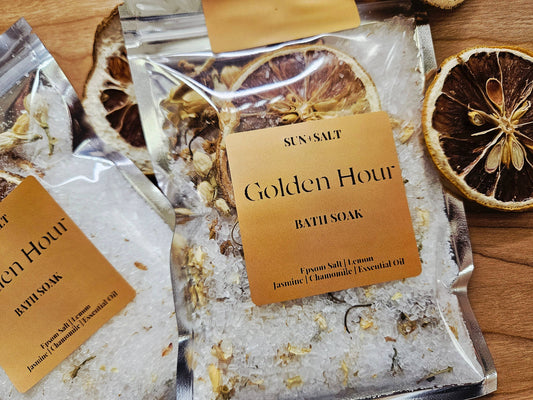 Golden Hour Bath Soak | Fall Exclusive Bath Salt Single Use