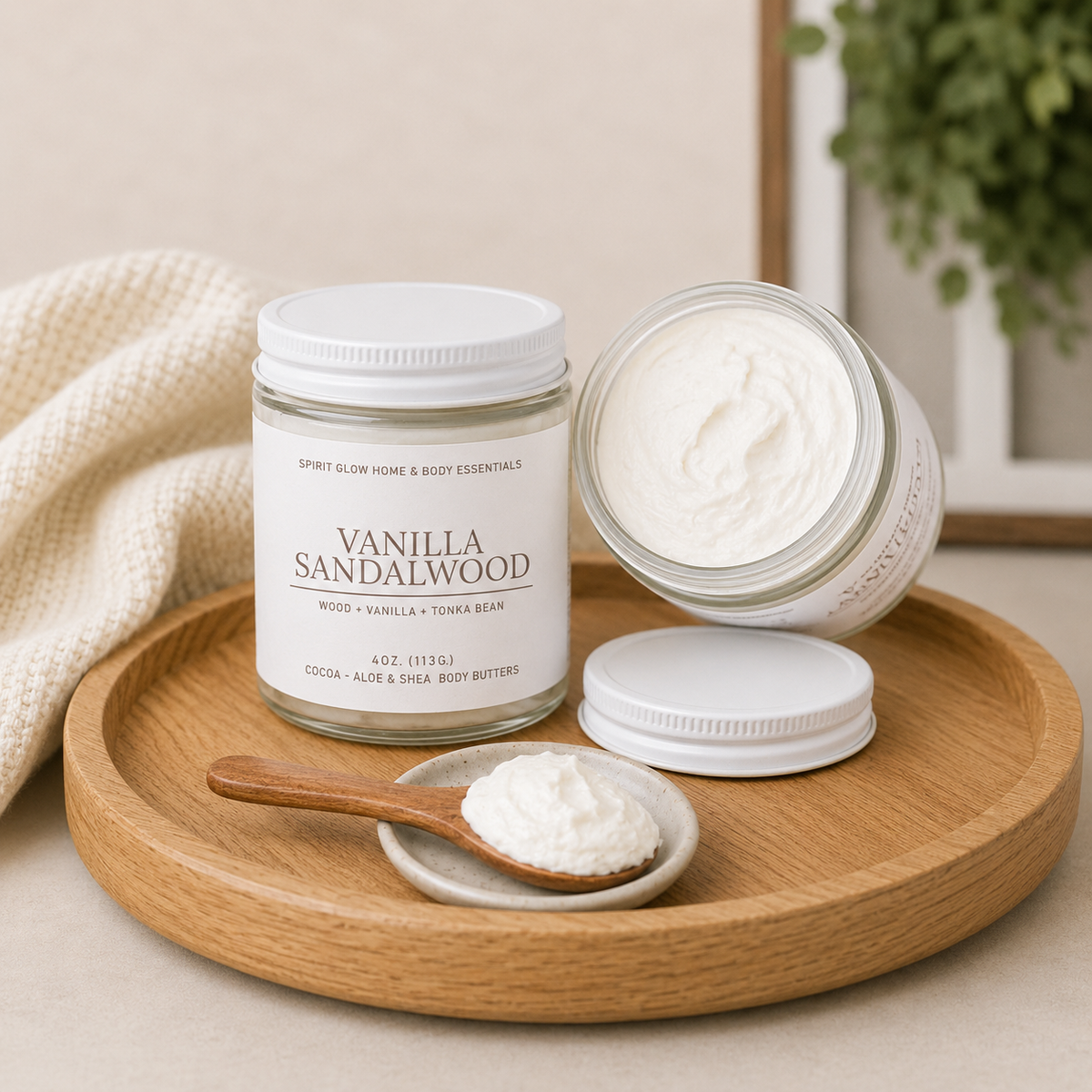 Vanilla Sandalwood Coco-Aloe & Shea Whipped Body Butter