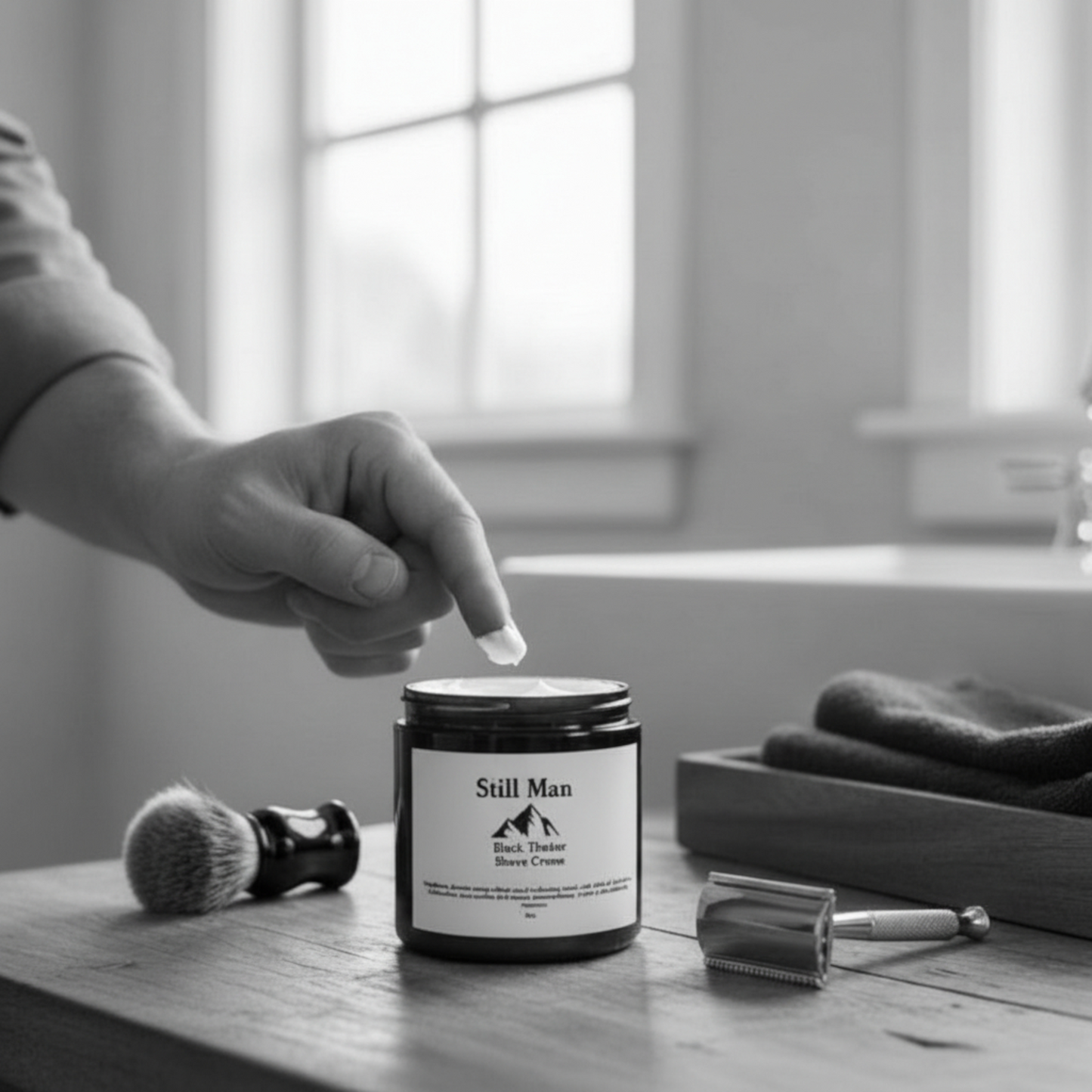 Still Man Black Timber Shave Cream