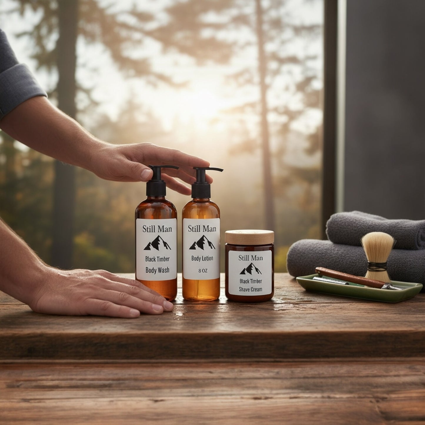 Black Timber Travel Box- A Still Man Collection
