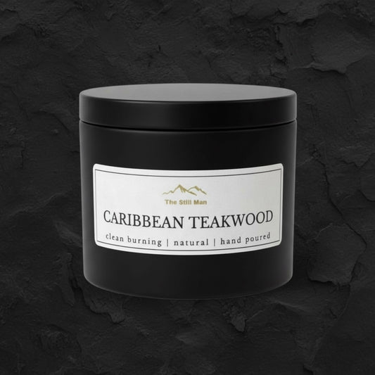 Still Man Caribbean Teakwood 8oz Candle