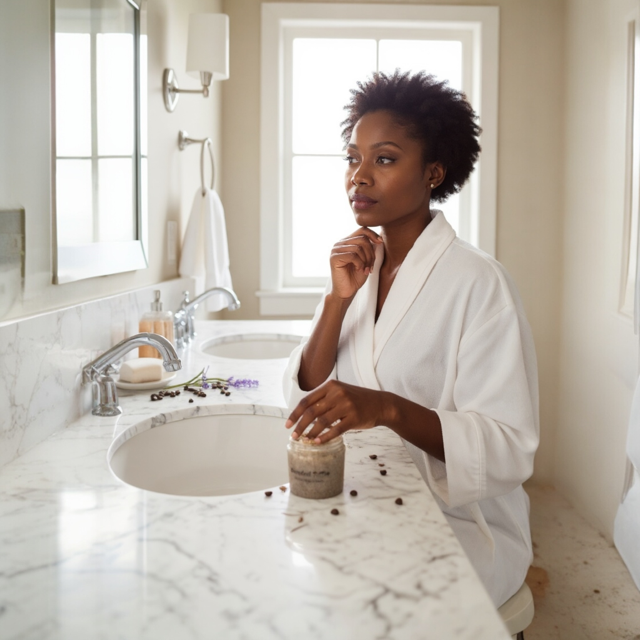 Decadent Coffee Brown Sugar Scrub Cream: Travel / Mini