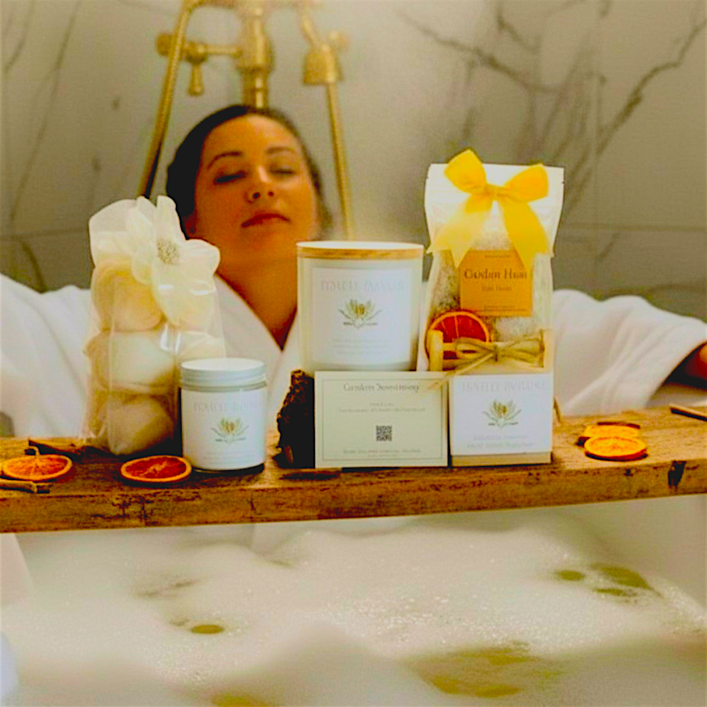 Golden Glow Sanctuary Box – Grounding Self-Care Ritual | BeWell Darling