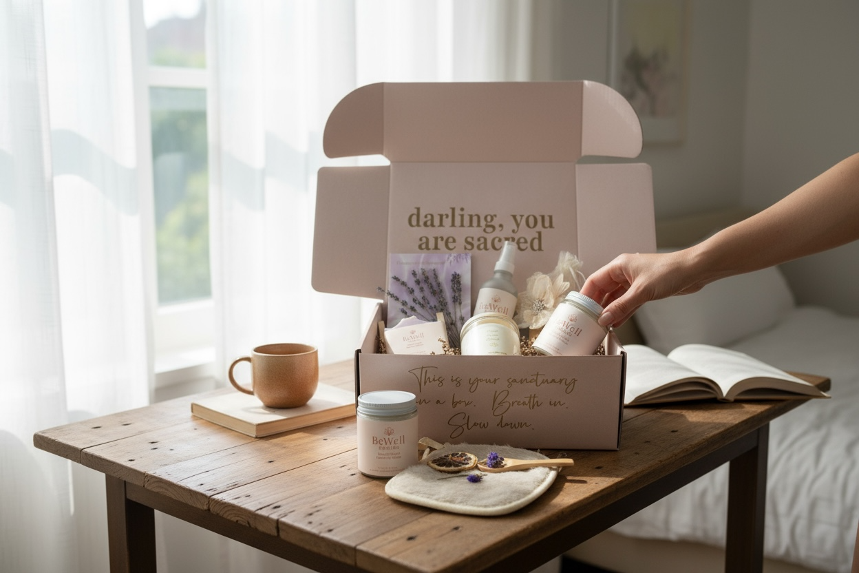Lavender Crown Box – Elevated Self-Care Ritual | BeWell Darling