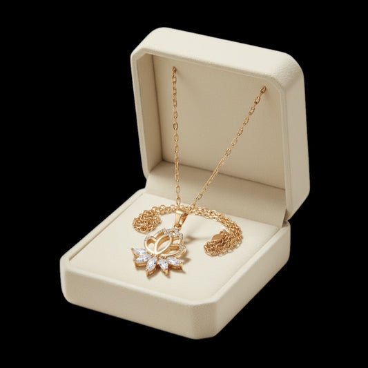 Lotus Love Necklace | A symbol of your becoming