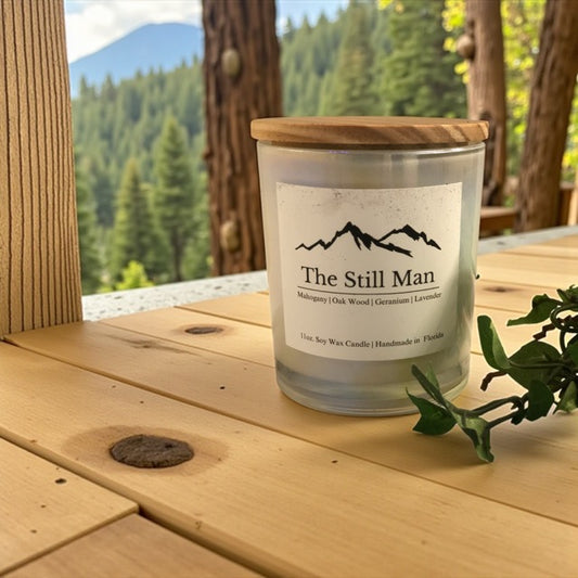 Mahogany Teakwood Candle- Still Man Collection