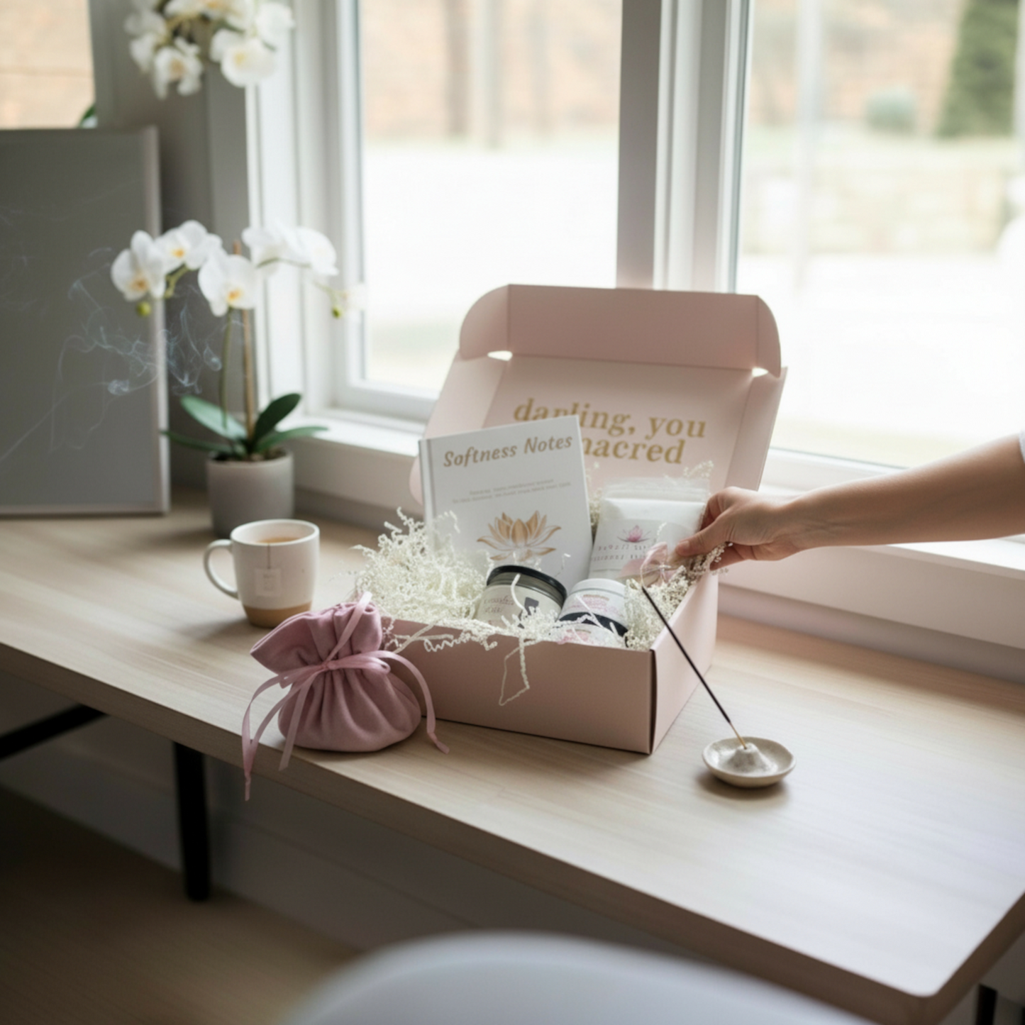 Softness + Solace – Gentle Self-Care Ritual Box | BeWell Darling