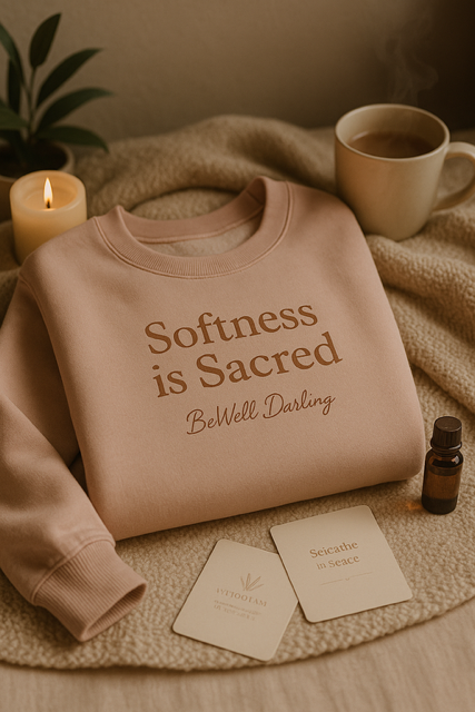 Softness is Sacred Sweatshirt-BeWell Darling