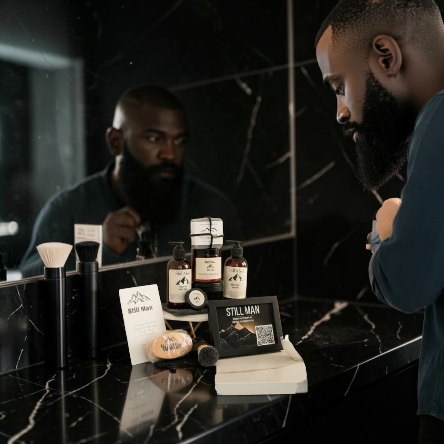 Black Timber Travel Box- A Still Man Collection