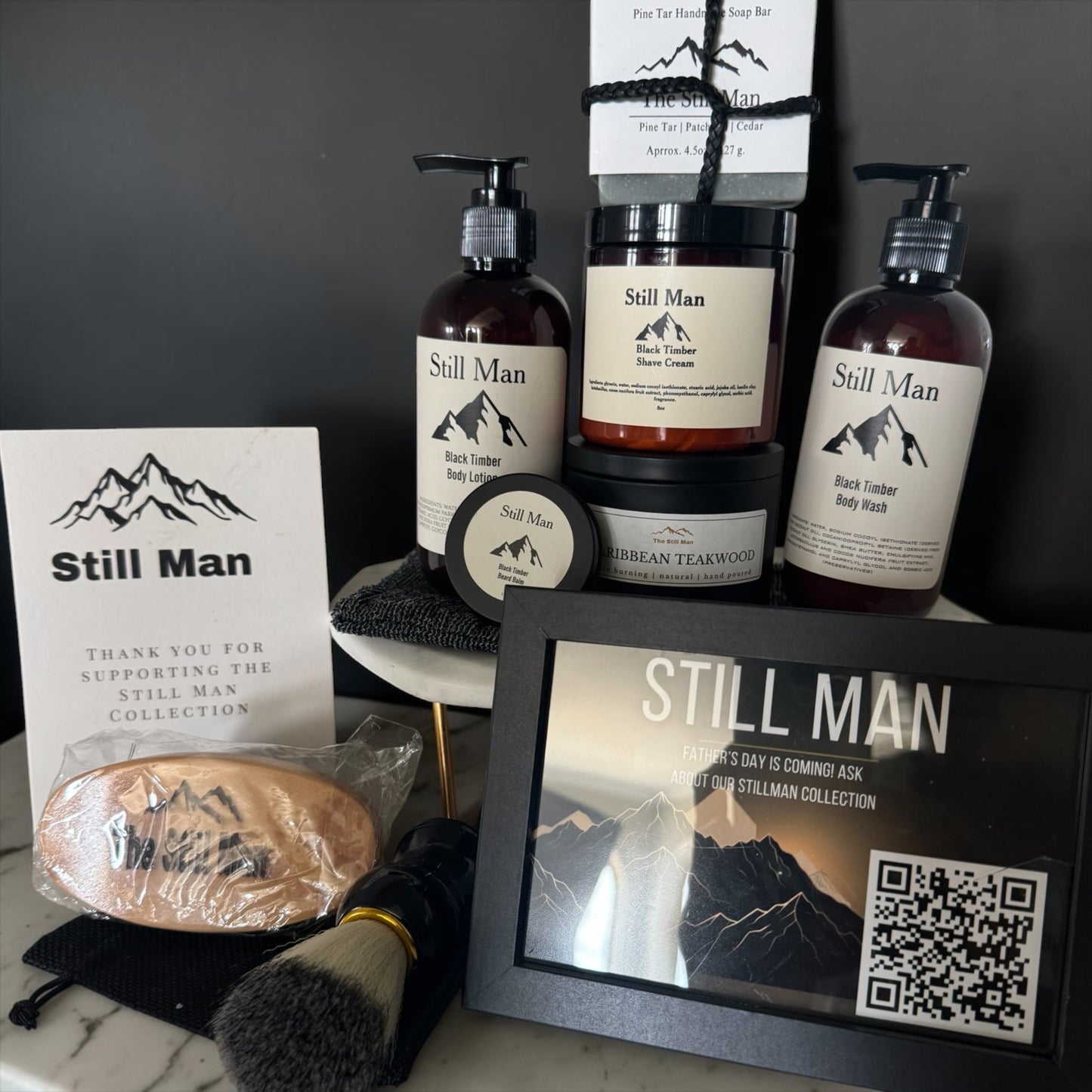 Black Timber Travel Box- A Still Man Collection